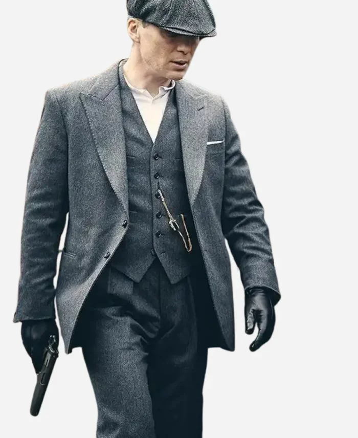 Peaky Blinders Thomas Shelby Grey Three Piece Suit