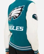 Philadelphia Eagles 2025 Green Varsity Bomber Jacket