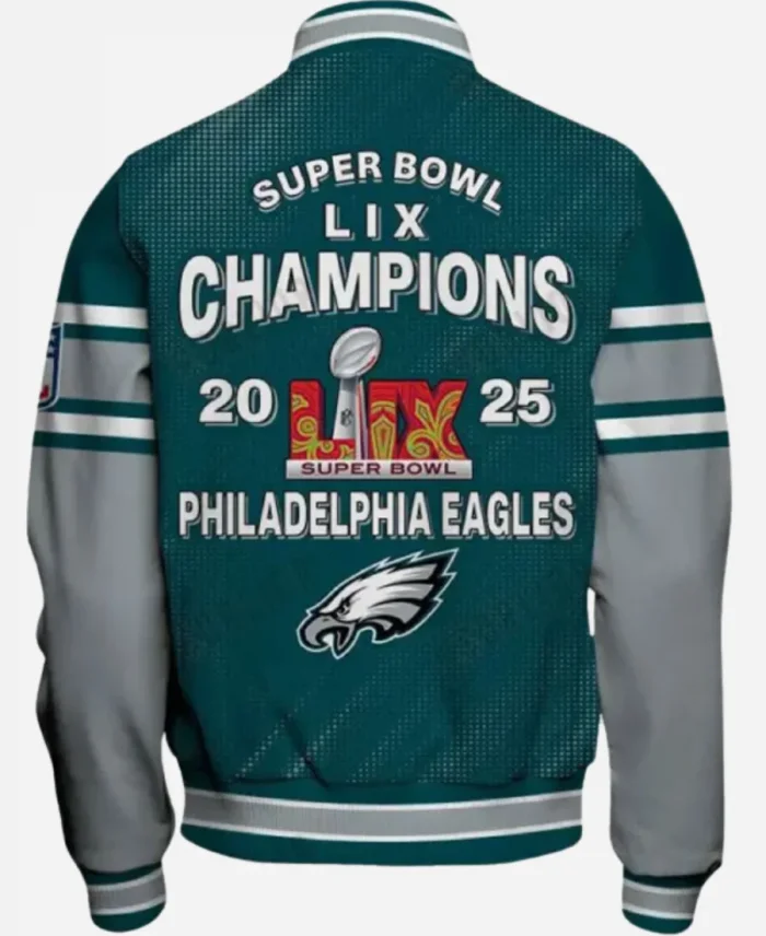 Philadelphia Eagles Champions Super Bowl LIX Varsity Jacket