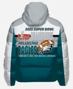 Philadelphia Eagles Super Bowl LIX 2025 Puffer Hooded Jacket