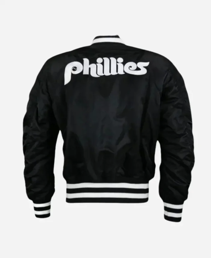 Philadelphia Phillies Reversible Black Jacket