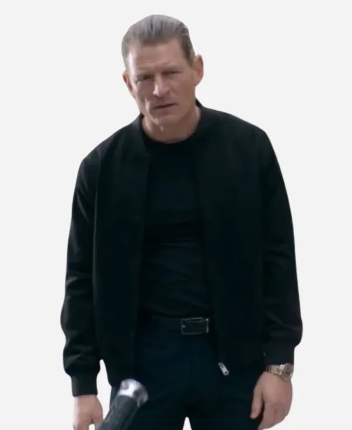 Philip Winchester Movie Man with No Past 2025 Jack Black Bomber Jacket