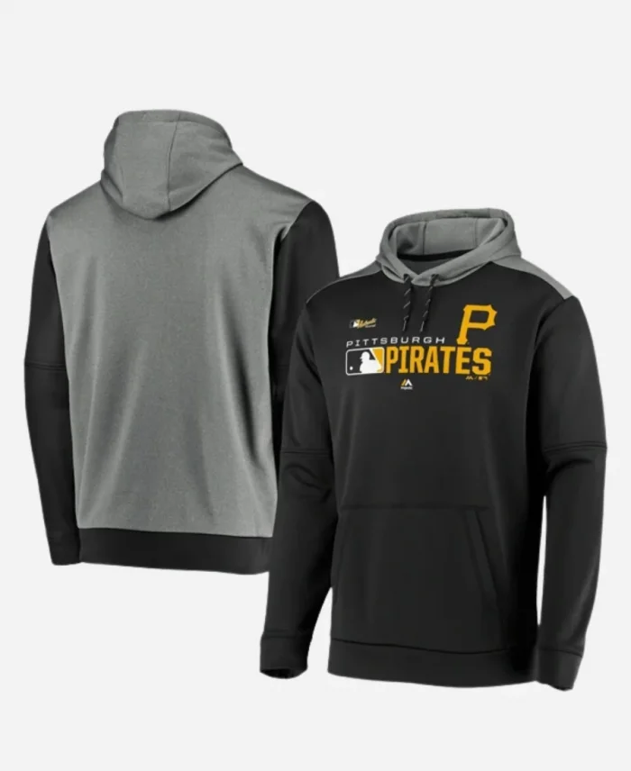 Pittsburgh Pirates Majestic Black Hoodie