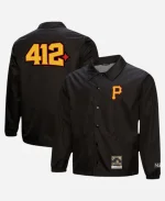 Pittsburgh Pirates Mitchell & Ness x 412 Coaches Jacket