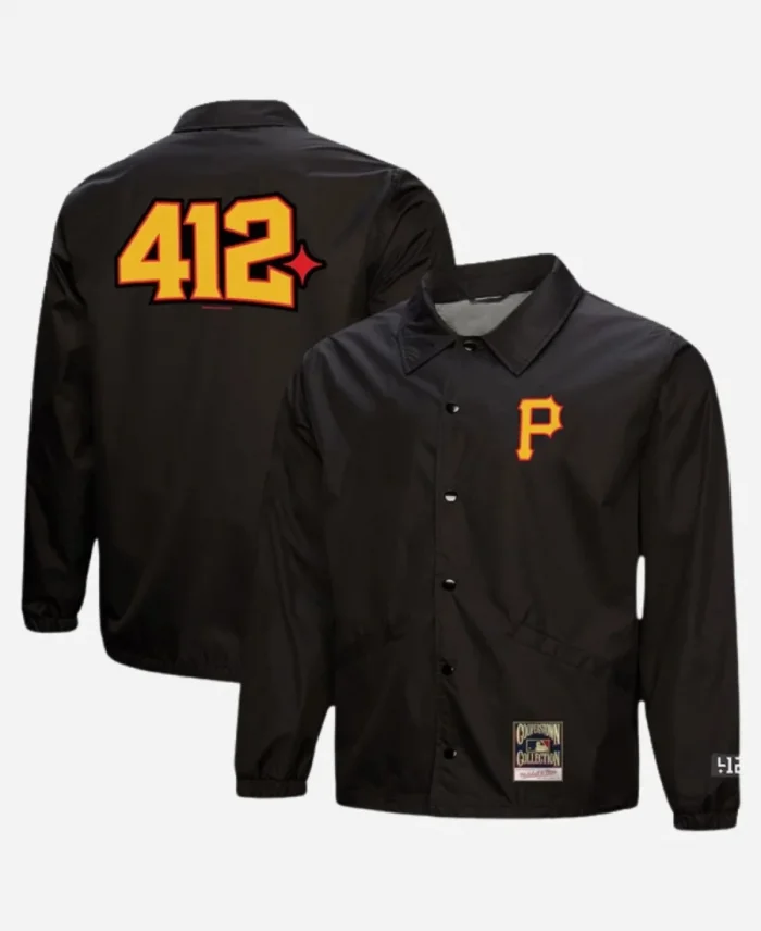 Pittsburgh Pirates Mitchell & Ness x 412 Coaches Jacket