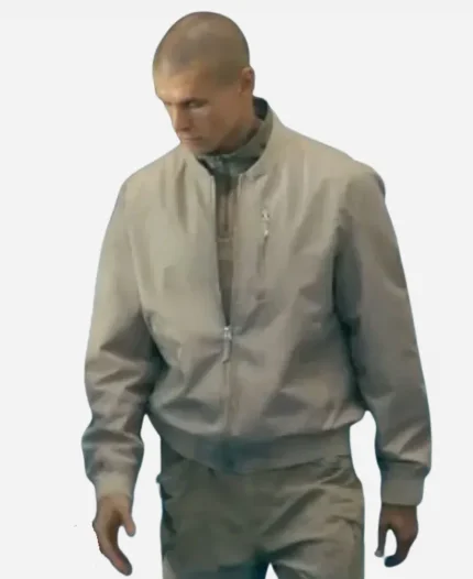 Prime Target Sergej Onopko Beige Bomber Jacket