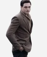 Priscilla 2023 Jacob Elordi Brown Blazer