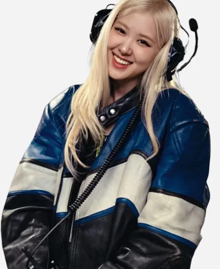 ROSÉ 2025 F1 Mimai Grand Prix Leather Jacket