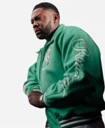 Rapman Supacell 2024 Avon Bomber Green Jacket