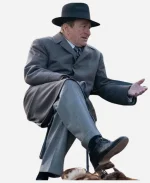 Robert De Niro Movie The Alto Knights 2025 Vito Genovese Grey Trench Coat