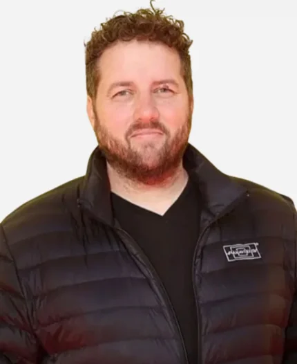 Robert Paschall Jr. Movie My Dead Friend Zoe 2025 Black Puffer Jacket