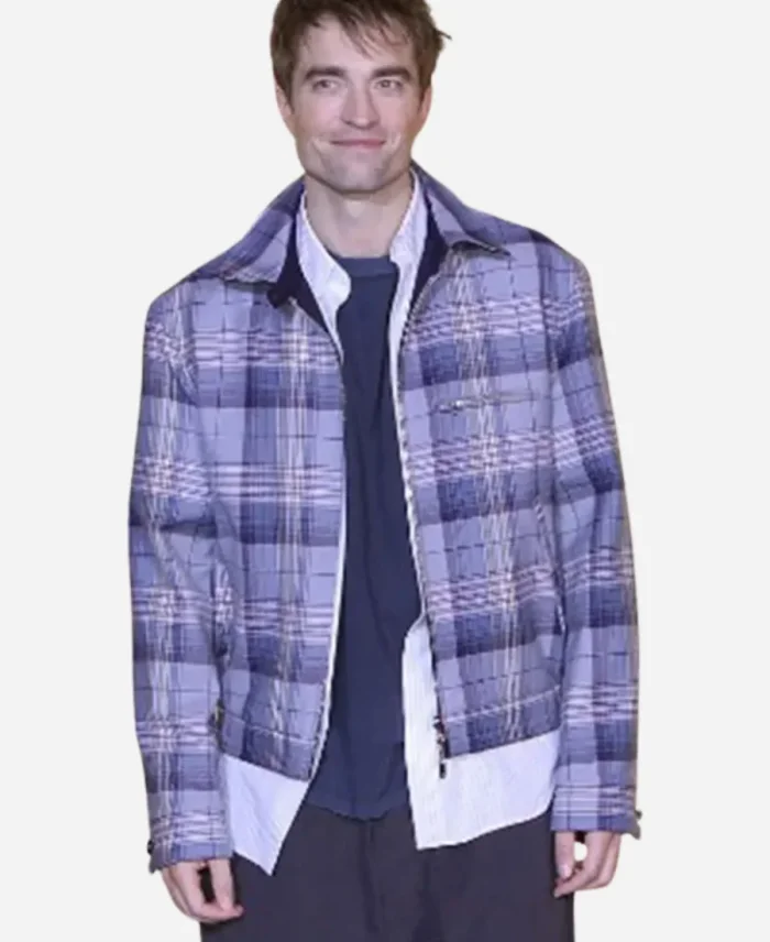 Robert Pattinson Mickey 17 Plaid Cotton Jacket