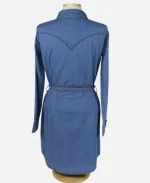 Rodeo Houston Livestock 2025 Wrangler Blue Denim Coat For Women