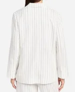 Rosalind Chao The Today Show 2025 White Pinstripe Suit