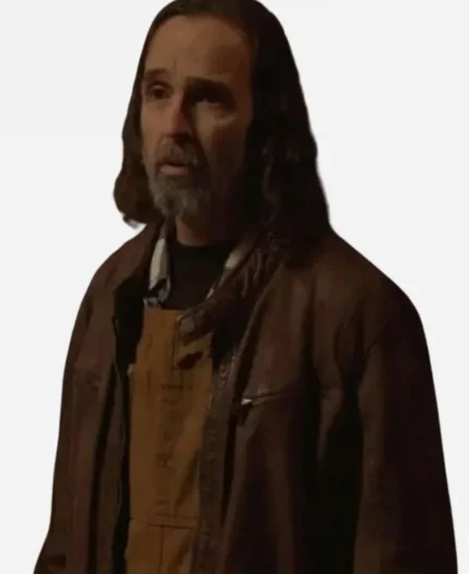 Round the Decay 2025 Phil Duran Brown Leather Jacket