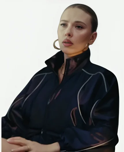 SNL S50 Scarlett Johansson Blue Track Jacket