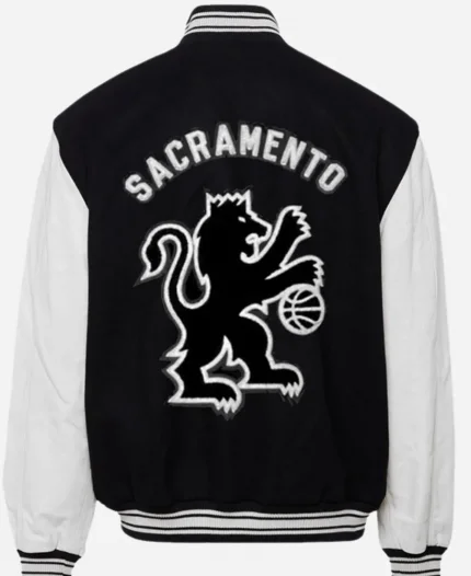 Sacramento Kings Black Varsity Jacket