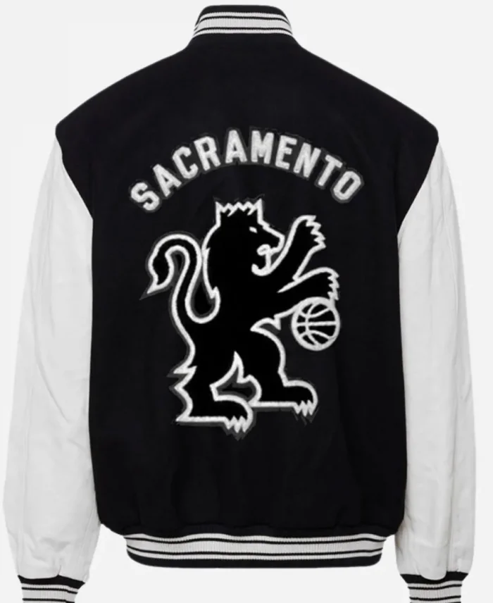 Sacramento Kings Black Varsity Jacket