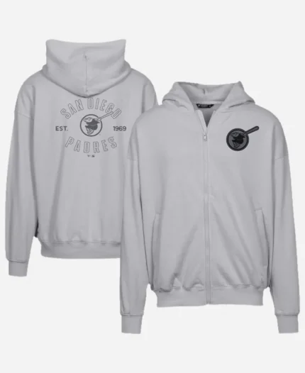San Diego Padres Levelwear Black Uphill Abyssal Full-Zip Hoodie For Men’s