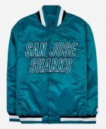 San Jose Sharks Varsity Blue Jacket