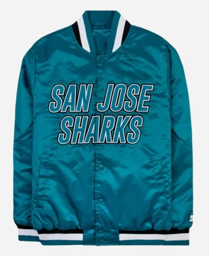 San Jose Sharks Varsity Blue Jacket
