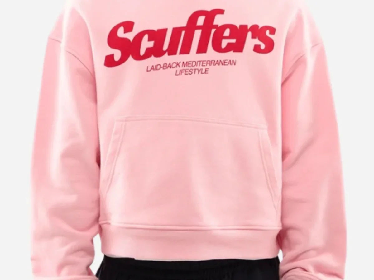 Scuffers Pop Oversized Light Pink Pullover Hoodie - Jacket Era