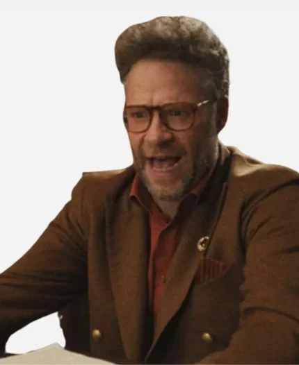 Seth Rogen The Studio Brown Coat