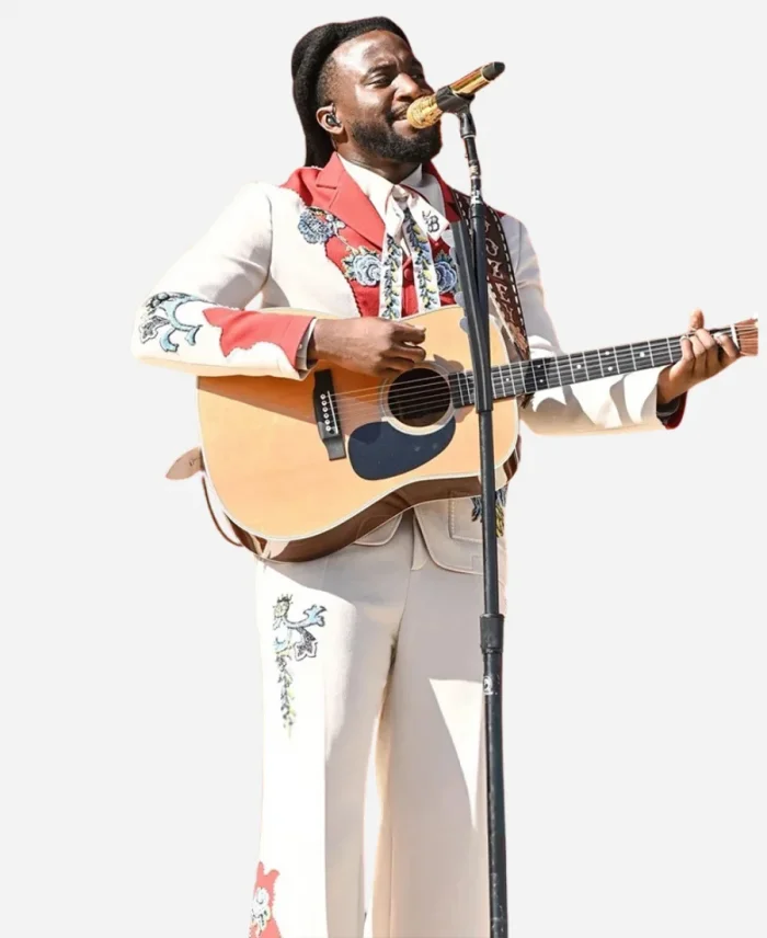 Shaboozey Coachella 2025 Floral Suit