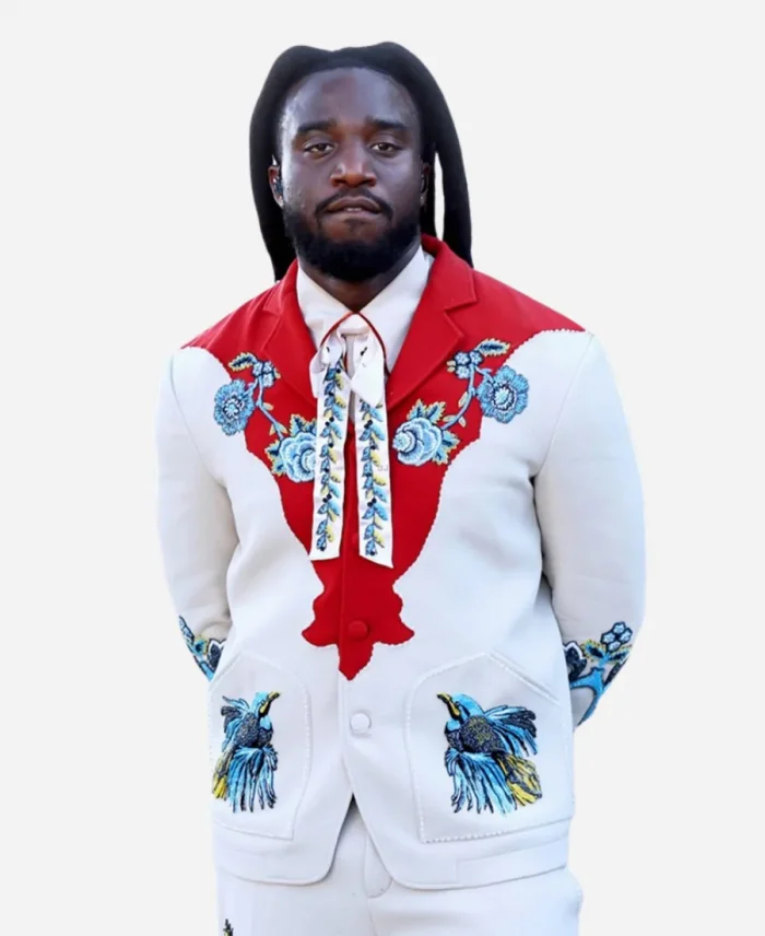 Shaboozey Floral Suit