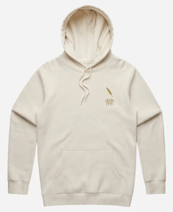 Sleep Token Even In Arcadia Feathered Host Cream Hoodie