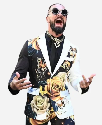 SmackDown Seth Rollins White Blazer