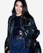Snow White 2025 Rachel Zegler Black Leather Jacket
