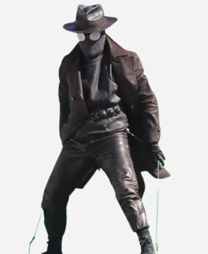Spider Noir S01 Nicolas Cage Brown Leather Coat