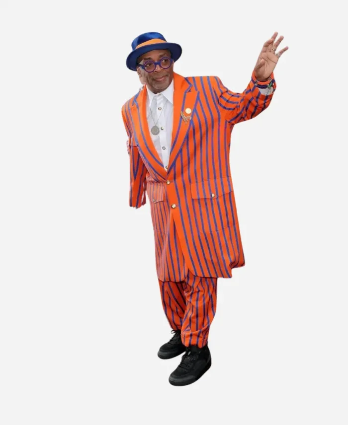 Spike Lee Cannes Film Festival 78th Striped Coat