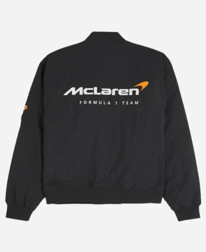  Sport Car McLaren Black Bomber Jacket