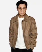 Squid Game Series Hwang Dong-hyuk Leather Jacket