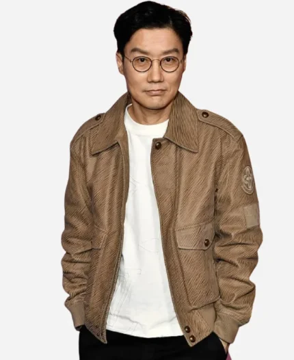 Squid Game Series Hwang Dong-hyuk Leather Jacket