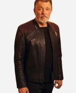 Star Trek Picard S03 Captain Riker Leather Jacket