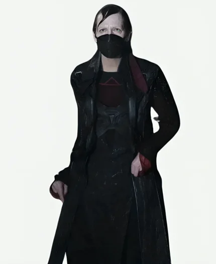 Star Trek Picard S03 Vadic Black Leather Coat