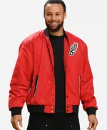 Steph Curry Red Jacket