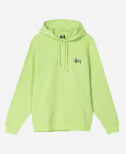 Stussy Basic Green Hoodie