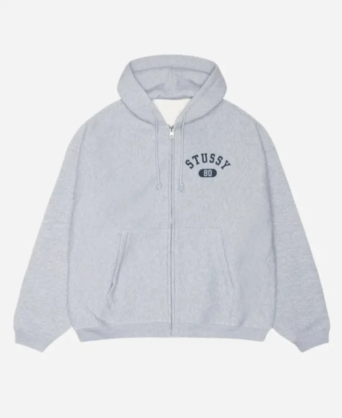 Stussy Varsity Zip-Up Hoodie For Sale