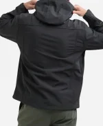 Summit Ice Black Hooded Softshell Jacket For Sale