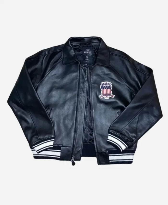 Supacell 2024 Ghetts Black Leather Jacket
