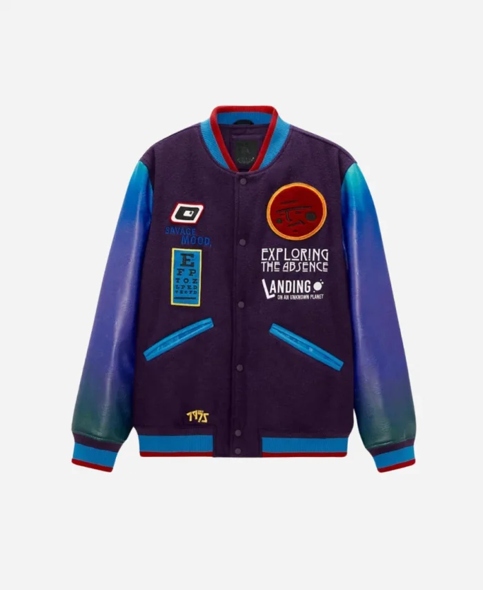 Supacell Joshua Cameron Purple Varsity Jacket
