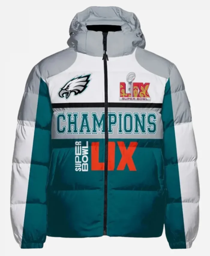 Super Bowl LIX 2025 Philadelphia Eagles Hooded Jacket