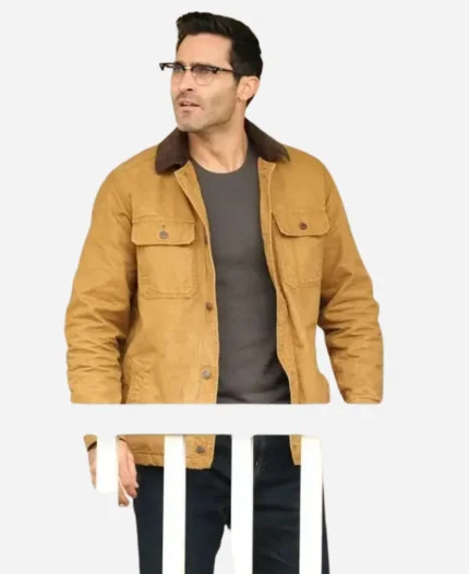 Superman And Lois S02 Clark Kent Brown Cotton Jacket