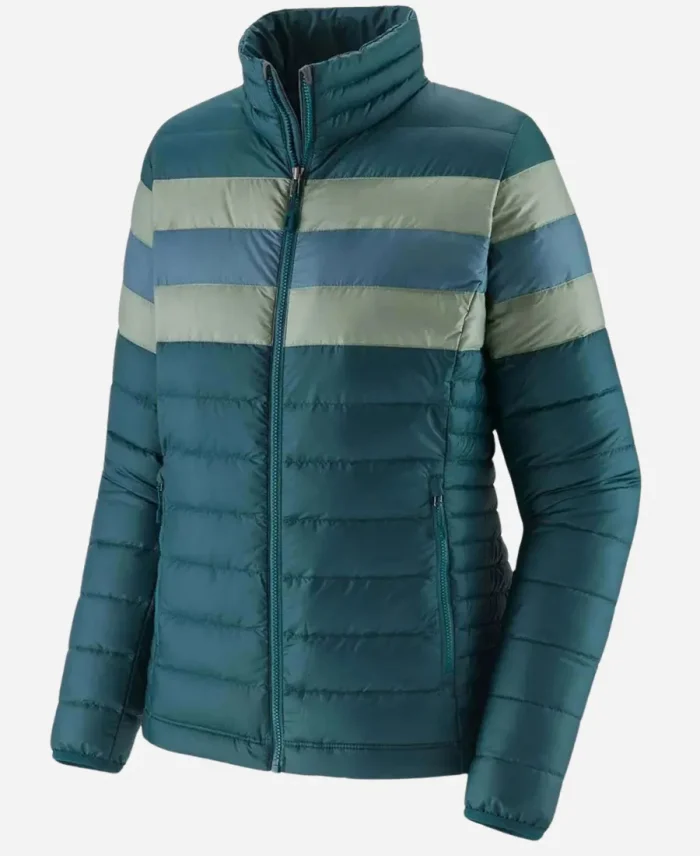 Superman and Lois Lane S02 Zip Up Green Puffer jacket