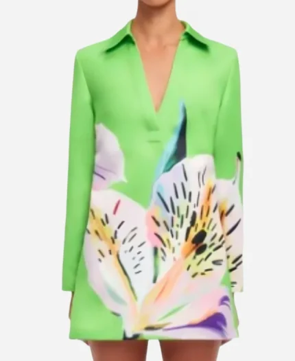 TV-Series Masterchef AU Season 03 Sofia Klevin Green Floral Print Dress