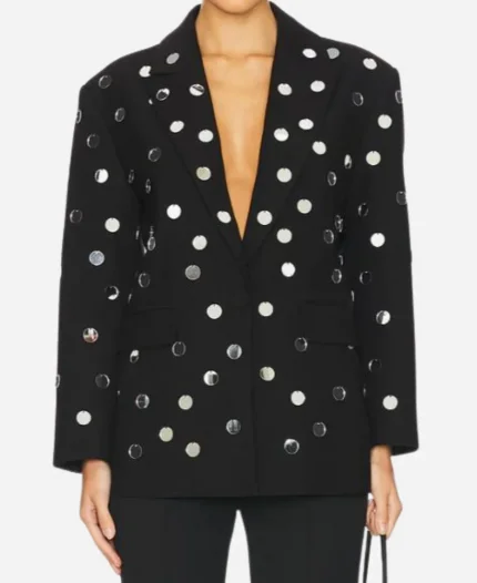 TV-Series The Voice Season 27  Jaydn Cree Embellished Circle Black Blazer